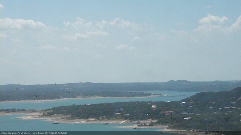 Lake Travis webcam, June 6, 2018 2:00 PM CT