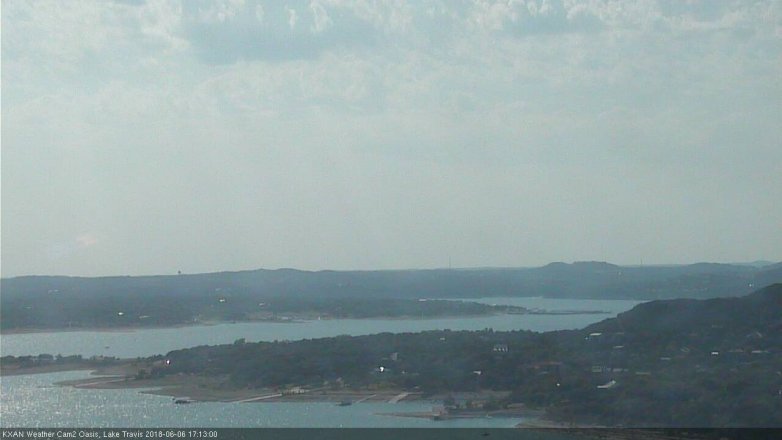 Lake Travis webcam, June 6, 2018 4:15 PM CT