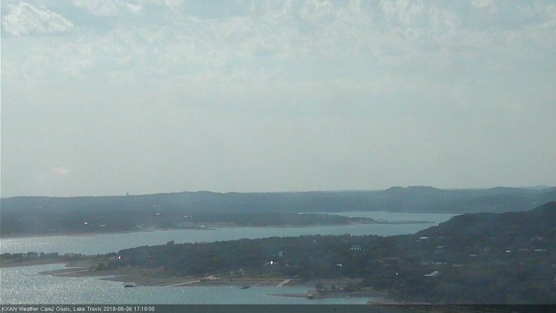 Lake Travis webcam, June 6, 2018 4:20 PM CT