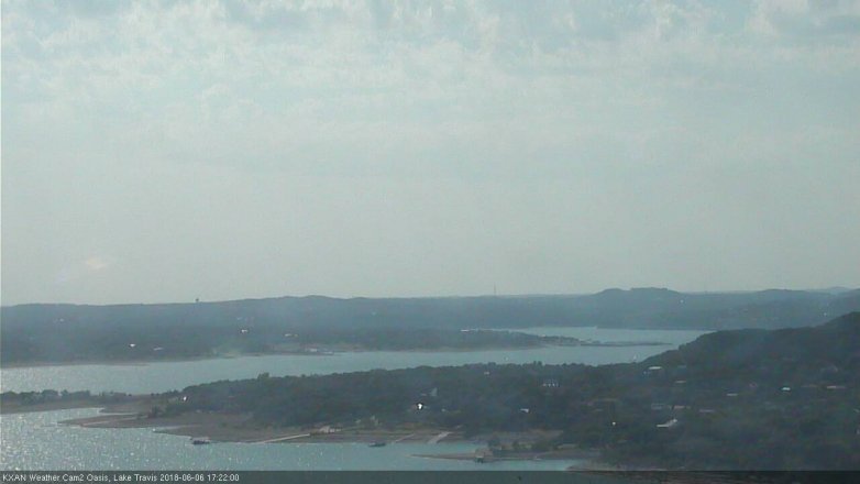 Lake Travis webcam, June 6, 2018 4:25 PM CT