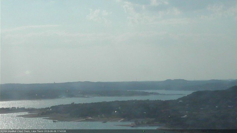 Lake Travis webcam, June 6, 2018 4:45 PM CT