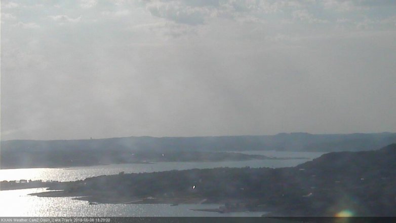 Lake Travis webcam, June 6, 2018 5:30 PM CT