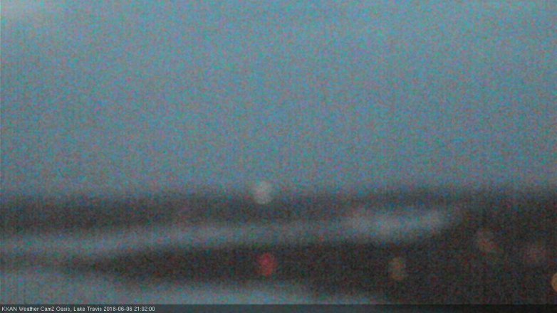 Lake Travis webcam, June 6, 2018 8:05 PM CT