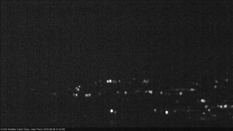 Lake Travis webcam, June 6, 2018 8:45 PM CT