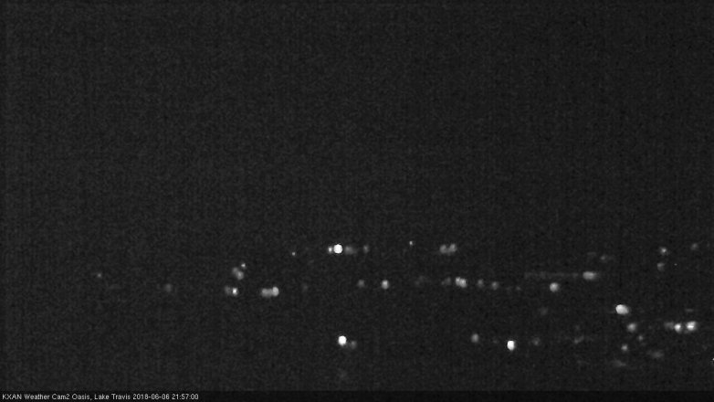 Lake Travis webcam, June 6, 2018 9:00 PM CT