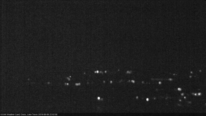 Lake Travis webcam, June 6, 2018 9:05 PM CT
