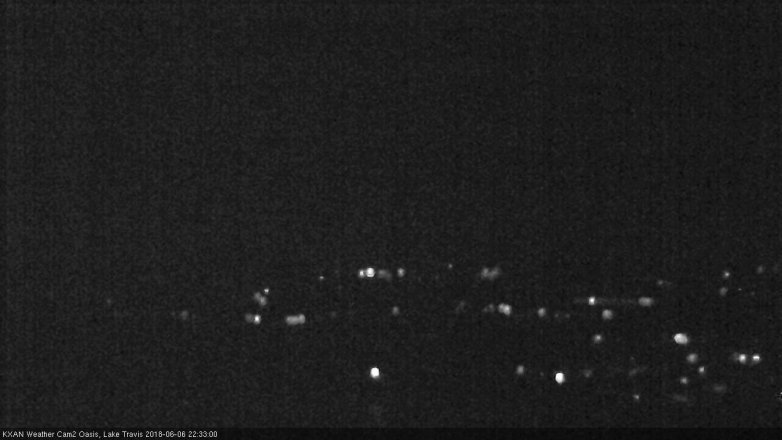 Lake Travis webcam, June 6, 2018 9:35 PM CT