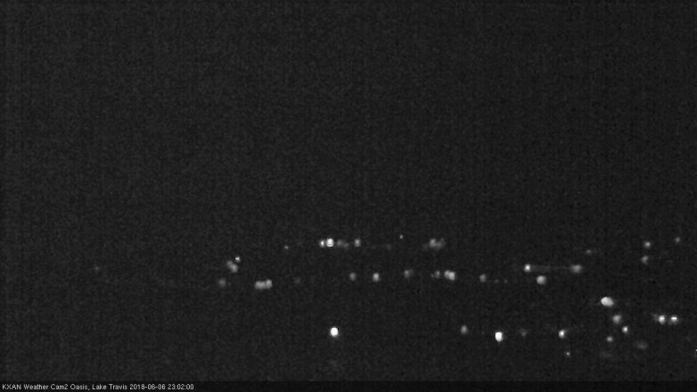 Lake Travis webcam, June 6, 2018 10:05 PM CT