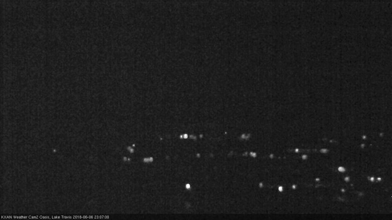 Lake Travis webcam, June 6, 2018 10:10 PM CT
