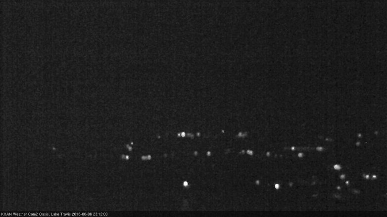 Lake Travis webcam, June 6, 2018 10:15 PM CT