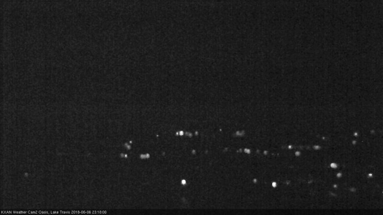 Lake Travis webcam, June 6, 2018 10:20 PM CT
