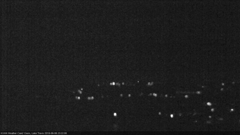 Lake Travis webcam, June 6, 2018 10:25 PM CT