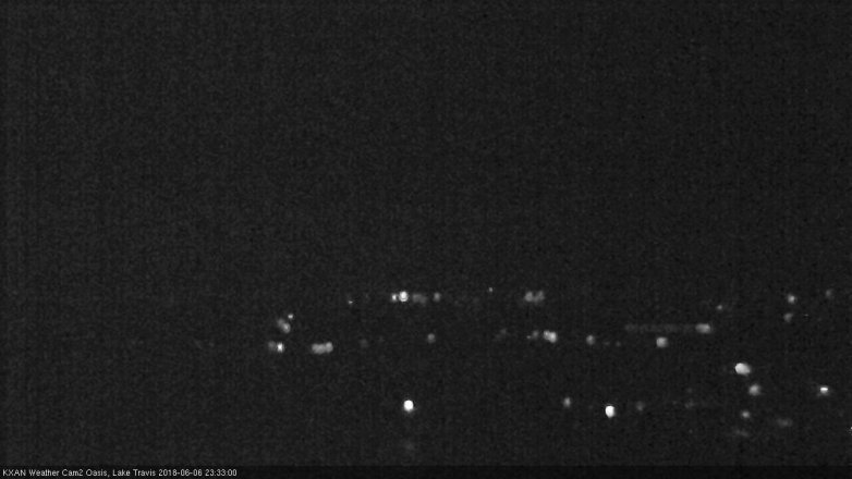Lake Travis webcam, June 6, 2018 10:35 PM CT