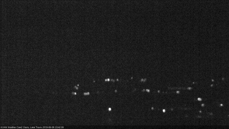 Lake Travis webcam, June 6, 2018 10:45 PM CT