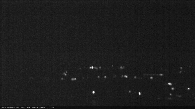 Lake Travis webcam, June 6, 2018 11:25 PM CT