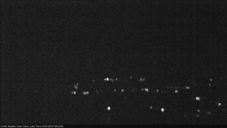 Lake Travis webcam, June 6, 2018 11:35 PM CT