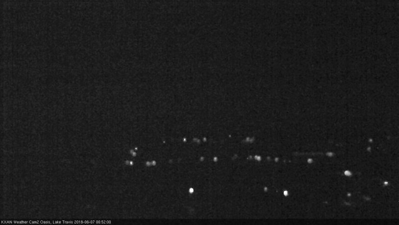 Lake Travis webcam, June 6, 2018 11:55 PM CT