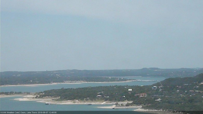 Lake Travis webcam, June 7, 2018 11:50 AM CT