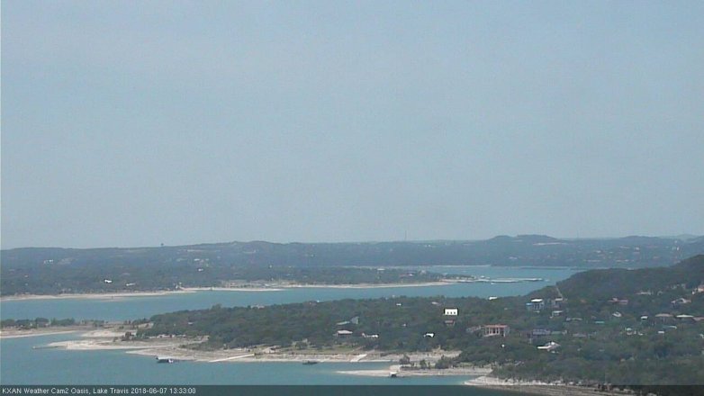 Lake Travis webcam, June 7, 2018 12:35 PM CT