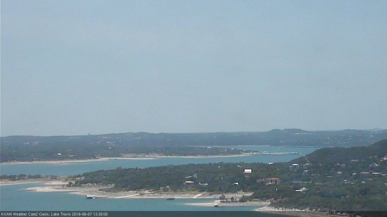 Lake Travis webcam, June 7, 2018 12:40 PM CT