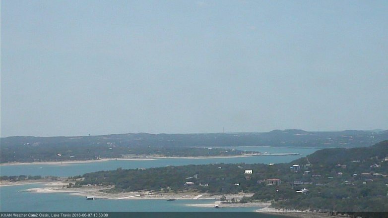 Lake Travis webcam, June 7, 2018 12:55 PM CT