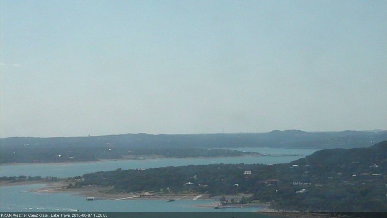 Lake Travis webcam, June 7, 2018 3:30 PM CT