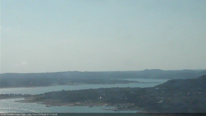 Lake Travis webcam, June 7, 2018 4:30 PM CT