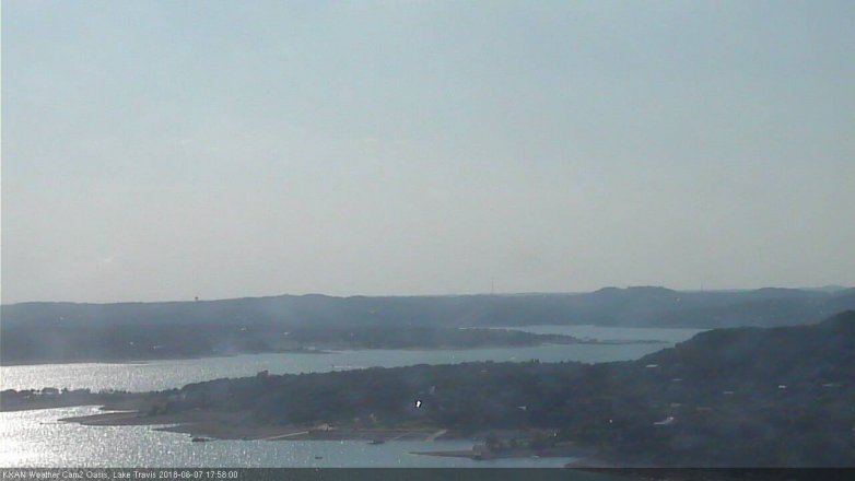 Lake Travis webcam, June 7, 2018 5:00 PM CT