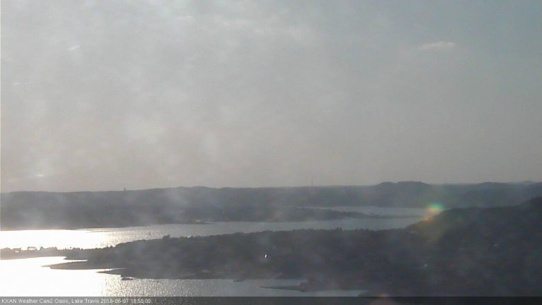 Lake Travis webcam, June 7, 2018 6:00 PM CT