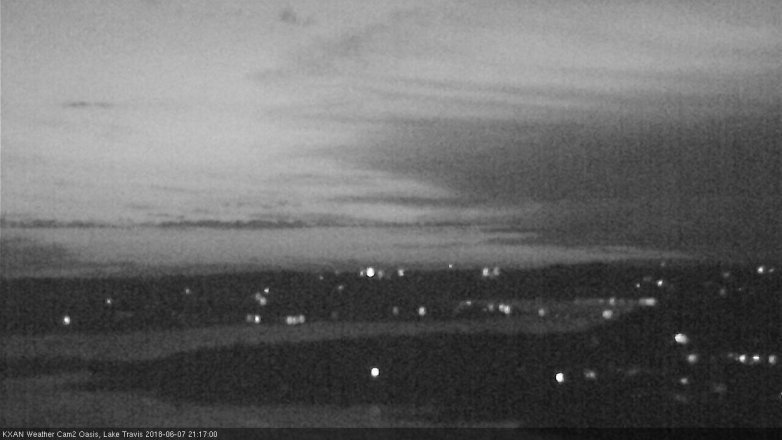 Lake Travis webcam, June 7, 2018 8:20 PM CT