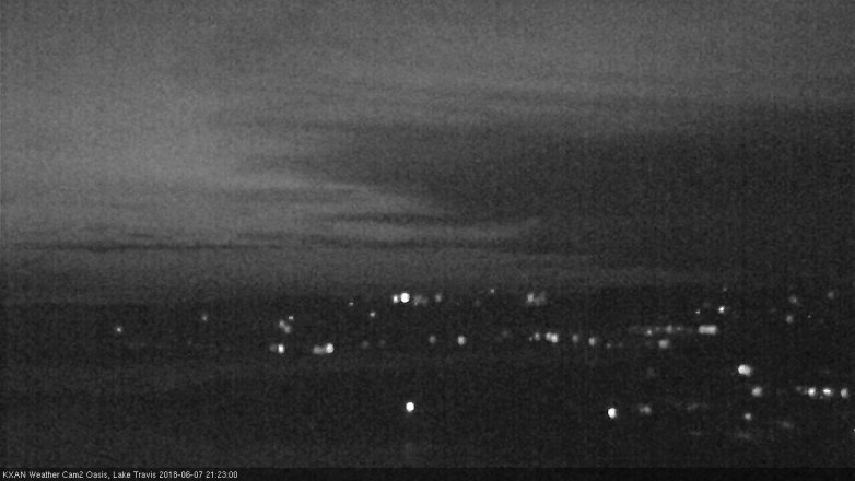 Lake Travis webcam, June 7, 2018 8:25 PM CT