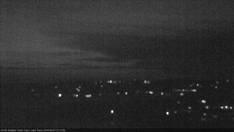 Lake Travis webcam, June 7, 2018 8:30 PM CT