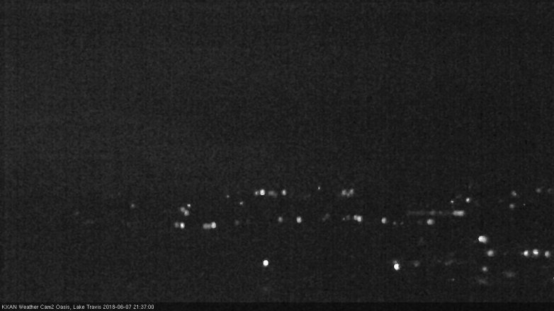 Lake Travis webcam, June 7, 2018 8:40 PM CT