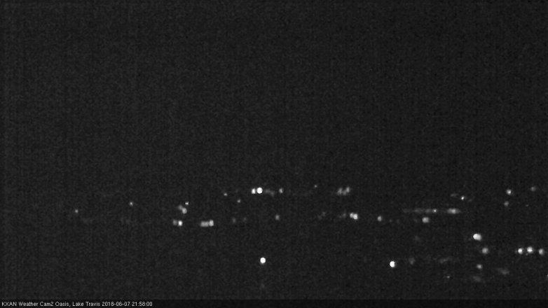 Lake Travis webcam, June 7, 2018 9:00 PM CT