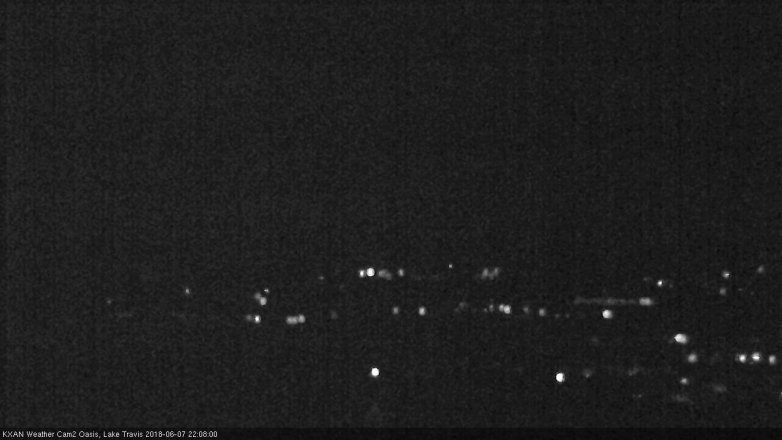 Lake Travis webcam, June 7, 2018 9:10 PM CT