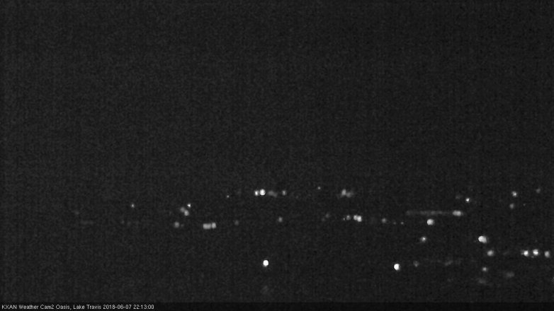 Lake Travis webcam, June 7, 2018 9:15 PM CT