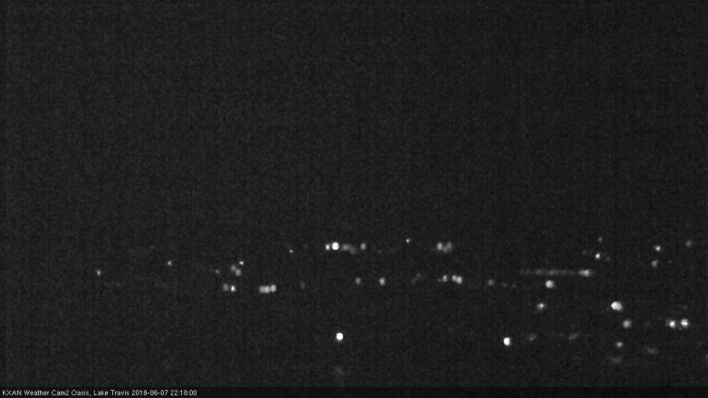 Lake Travis webcam, June 7, 2018 9:20 PM CT