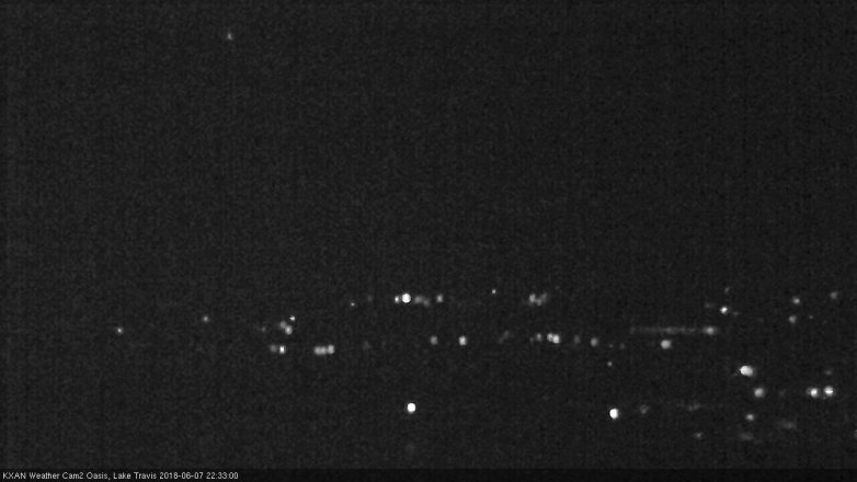 Lake Travis webcam, June 7, 2018 9:35 PM CT