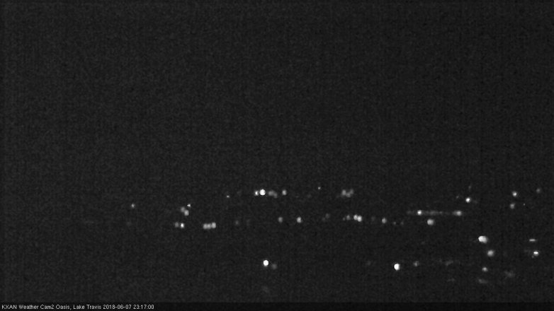 Lake Travis webcam, June 7, 2018 10:20 PM CT