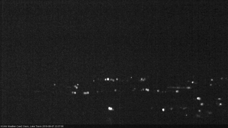 Lake Travis webcam, June 7, 2018 10:40 PM CT