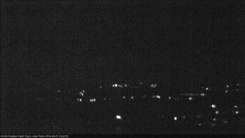 Lake Travis webcam, June 7, 2018 10:45 PM CT