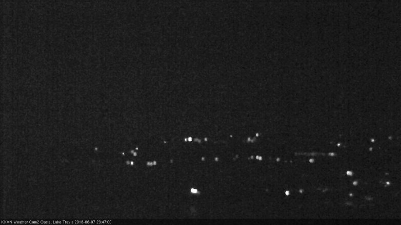 Lake Travis webcam, June 7, 2018 10:50 PM CT