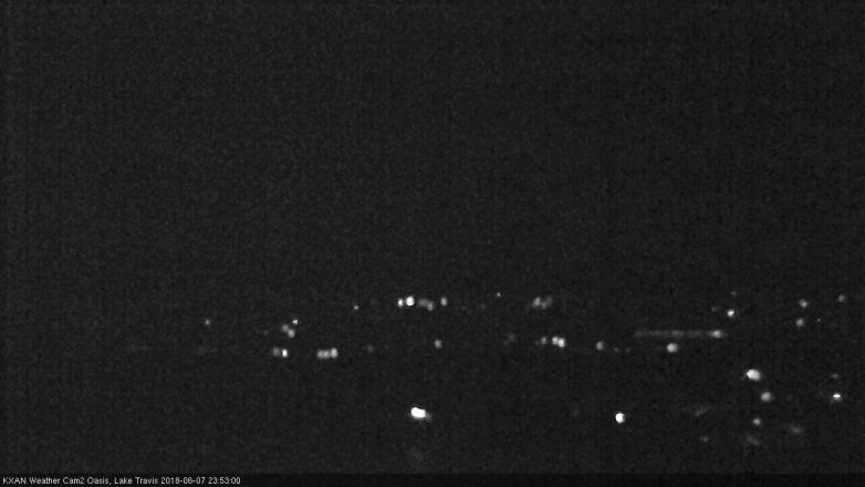Lake Travis webcam, June 7, 2018 10:55 PM CT
