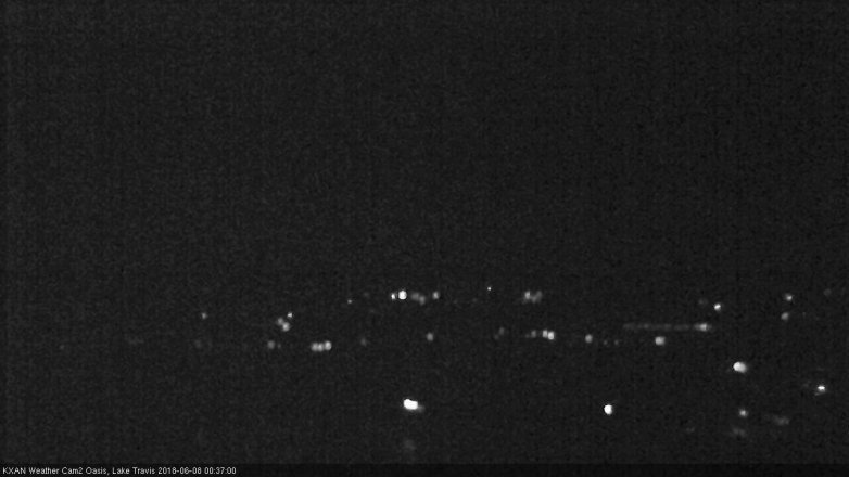 Lake Travis webcam, June 7, 2018 11:40 PM CT
