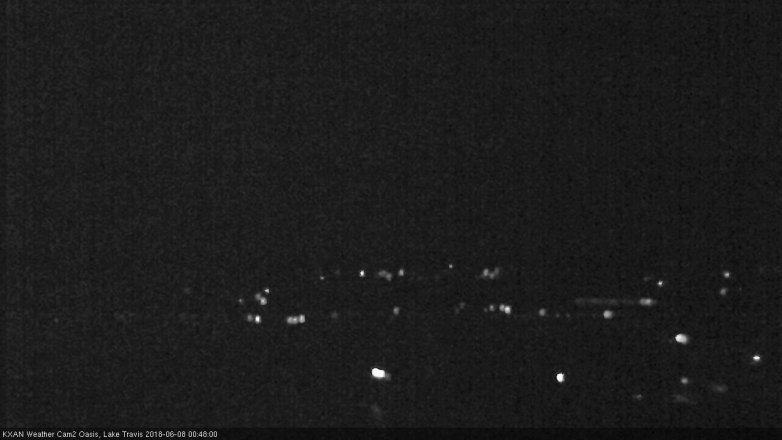 Lake Travis webcam, June 7, 2018 11:50 PM CT
