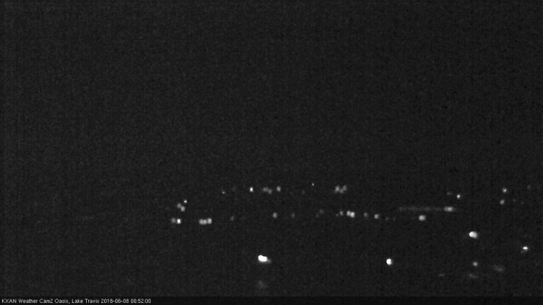Lake Travis webcam, June 7, 2018 11:55 PM CT