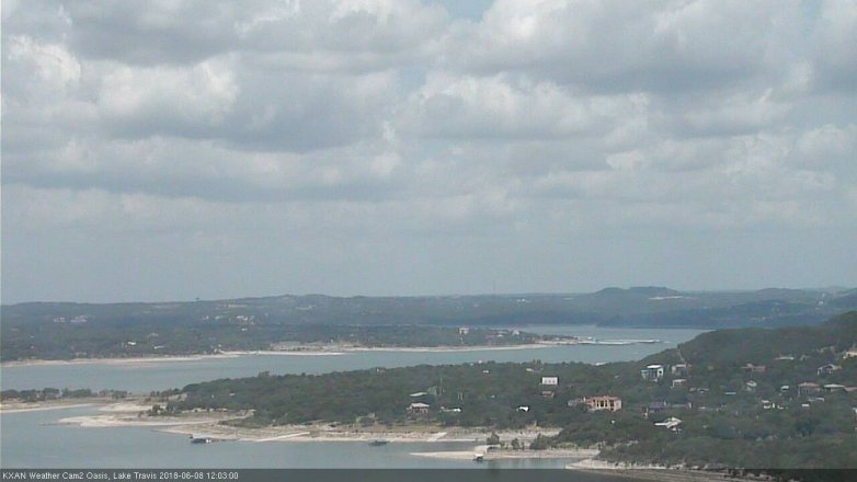 Lake Travis webcam, June 8, 2018 11:05 AM CT