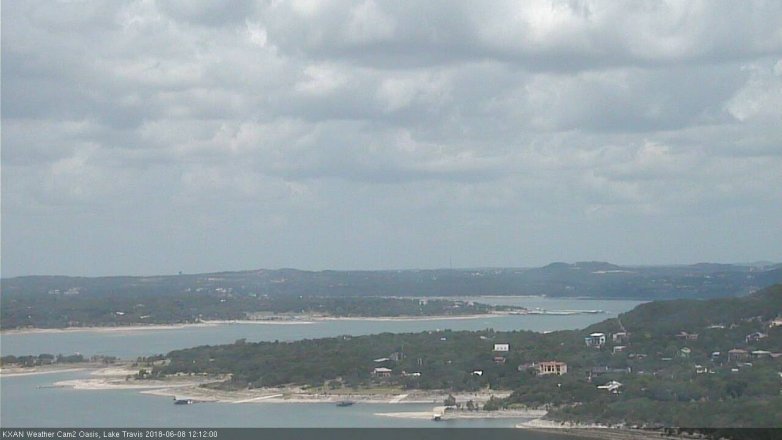 Lake Travis webcam, June 8, 2018 11:15 AM CT