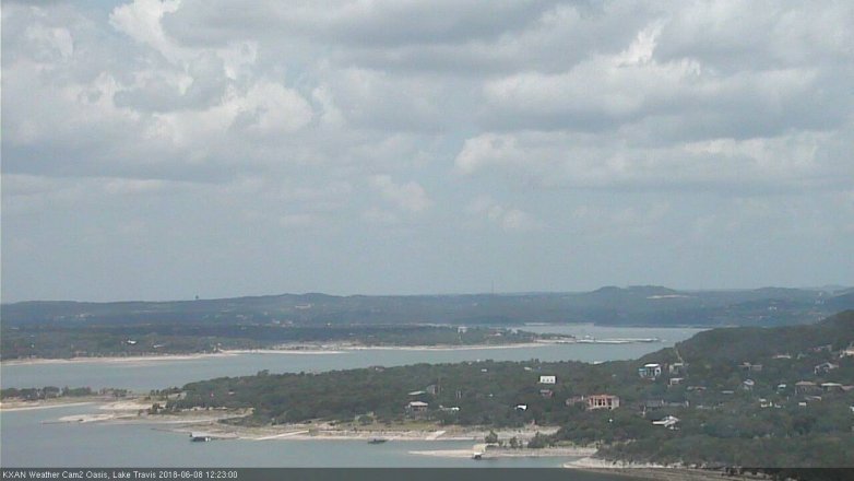 Lake Travis webcam, June 8, 2018 11:25 AM CT
