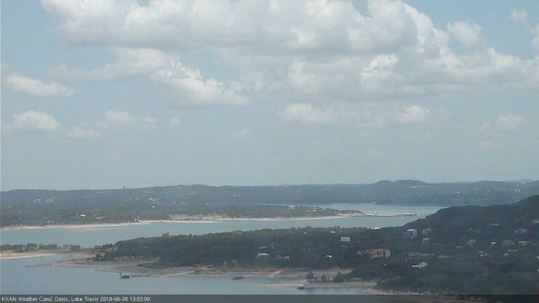 Lake Travis webcam, June 8, 2018 12:05 PM CT